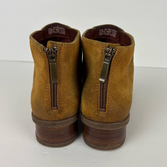 Dansko Becky Suede Leather Waterproof Comfort Booties in Tan